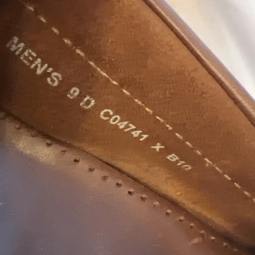 Cole Haan Men's Leather Dress Shoes Loafer Tassel Brown Size 9 D